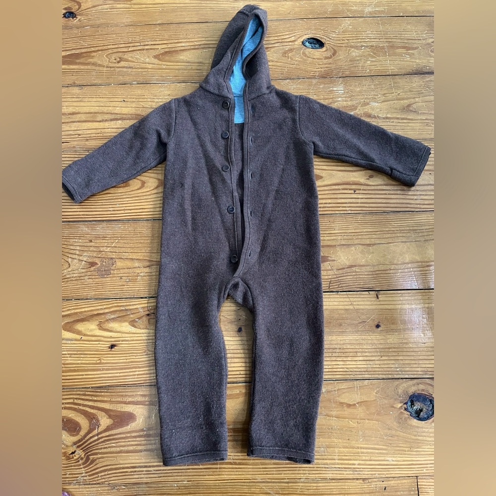 Disana Baby Boiled organic Merino wool overall (12-24 mo)